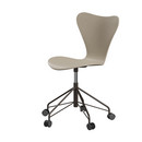 Series 7 Swivel Chair 3117 / 3217 New Colours, Without armrests, Coloured ash, Light beige, Brown bronze