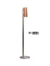 Nova Floor Disinfection Dispenser, Brushed stainless steel, Brushed copper