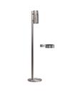 Nova Floor Disinfection Dispenser, Brushed stainless steel, Polished stainless steel