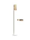 Nova Floor Disinfection Dispenser, White matt, Brushed gold