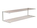 Nova Shoe Rack, W 101,9 x D 30 cm , Polished copper / matt white