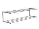 Nova Shoe Rack, W 101,9 x D 30 cm , Polished stainless steel