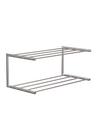 Nova Shoe Rack, W 61,9 x W 30 cm , Brushed stainless steel