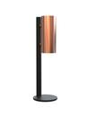 Nova Table Disinfectant Dispenser, Black matt, Brushed copper