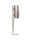 Nova Table Disinfectant Dispenser, White matt, Brushed stainless steel