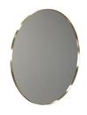 Unu Mirror round, ø 100 cm, Brushed gold