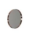 Unu Mirror round, ø 40 cm, Polished copper