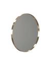 Unu Mirror round, ø 60 cm, Brushed gold