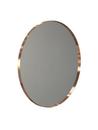 Unu Mirror round, ø 80 cm, Brushed copper