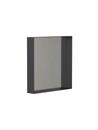 Unu Mirror square, H 40 x W 40 cm, Black matt