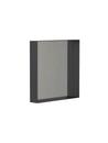 Unu Mirror rectangular, H 40 x W 40 cm, Black matt