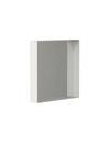 Unu Mirror rectangular, H 40 x W 40 cm, White matt