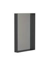 Unu Mirror rectangular, H 60 x W 40 cm, Black matt