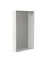 Unu Mirror rectangular, H 50 x W 60 cm, White matt