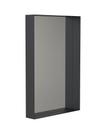 Unu Mirror square, H 90 x W 60 cm, Black matt