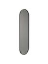 Unu Mirror oval, H 140 x W 40 cm, Black matt