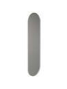 Unu Mirror oval, H 140 x W 40 cm, White matt