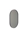 Unu Mirror oval, H 100 x W 60 cm, Black matt