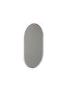 Unu Mirror oval, H 100 x W 60 cm, White matt