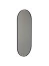 Unu Mirror oval, H 140 x W 60 cm, Black matt