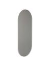 Unu Mirror oval, H 140 x W 60 cm, White matt