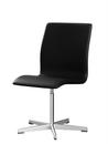Oxford, Without armrests, Low back, Fixed base, Soft leather, Black