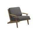 Bay Lounge Chair, Granite, Without Ottoman