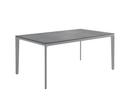 Carver Table, Ceramic, Powder coated white, L 170 x W 100 cm