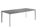 Carver Table, Ceramic, Powder coated white, L 220 x W 100 cm