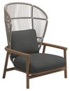 Fern Highback Lounge Chair, Dune, Blend Coal
