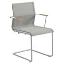 Sway Chair, Powder coated white, Fabric Sling seagull, With armrests