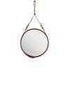 Adnet Circulaire Wall Mirror, Ø 45 cm, Tan