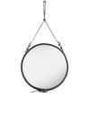 Adnet Circulaire Wall Mirror, Ø 58 cm, Black