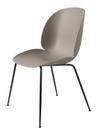 Beetle Dining Chair, New beige, Charcoal black