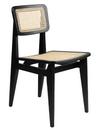C-Chair, French cane, Black stained oak