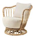 Grace Lounge Chair, Karakorum / Sahco Clay