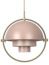 Multi-Lite Pendant Lamp, Rose dust