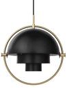 Multi-Lite Pendant Lamp, Charcoal black