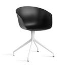 About A Chair AAC 20, Black 2.0, White powder coated aluminium