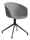 About A Chair AAC 20, Grey, Black powder coated aluminium