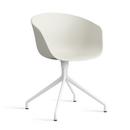 About A Chair AAC 20, Melange cream 2.0, White powder coated aluminium