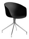 About A Chair AAC 20, Black, Polished aluminium