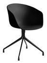 About A Chair AAC 20, Black, Black powder coated aluminium
