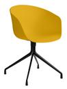 About A Chair AAC 20, Mustard, Black powder coated aluminium