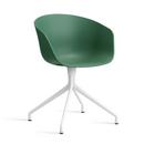 About A Chair AAC 20, Teal green 2.0, White powder coated aluminium