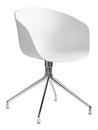 About A Chair AAC 20, White, Polished aluminium
