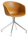 About A Chair AAC 21, Sense leather - cognac, Polished aluminium