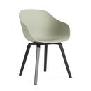 About A Chair AAC 222, Black lacquered oak, Pastel green 2.0