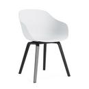 About A Chair AAC 222, Black lacquered oak, White 2.0
