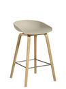 Details Hay About A Stool AAS 32 About A Stool AAS 32, Kitchen version: seat height 64 cm, Lacquered oak, Pastel green